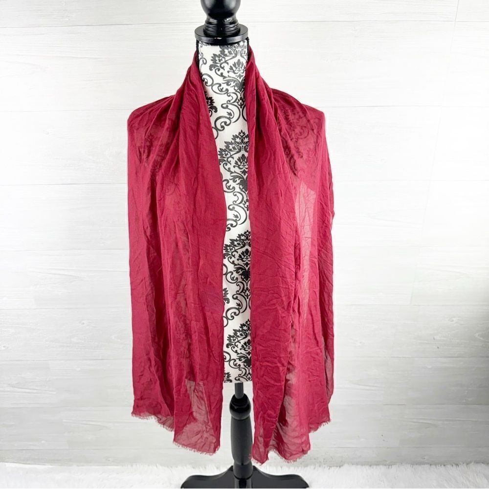 Maxmara Weekend Fringe Modal Wide Scarf